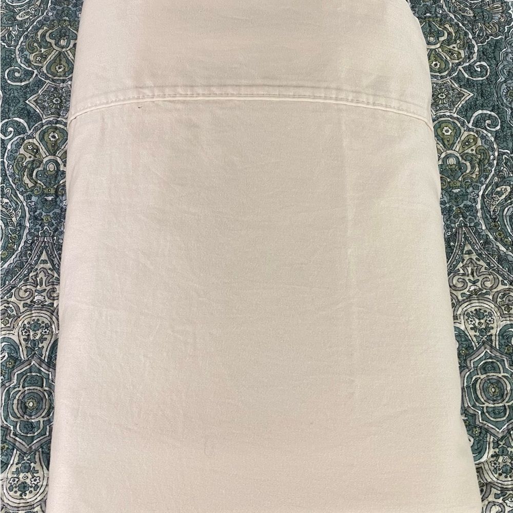 Kirkland Signature cream King Size Flat sheet 680 TC